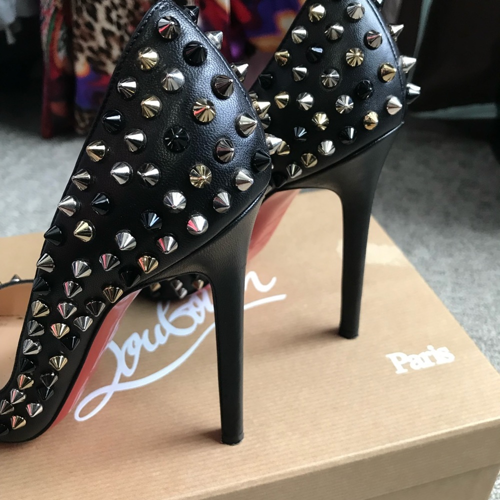 Christian Louboutin Pigalle Spikes - Picture 2 of 6